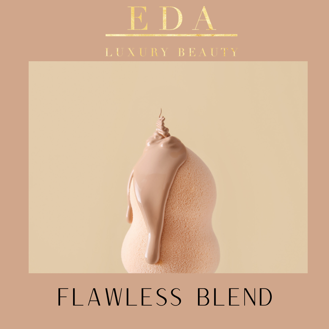 Beige | Ultra-Soft | Smooth | Gourd Shape | Makeup Blender | Applicator | Vegan | Latex-Free | Beauty Sponge