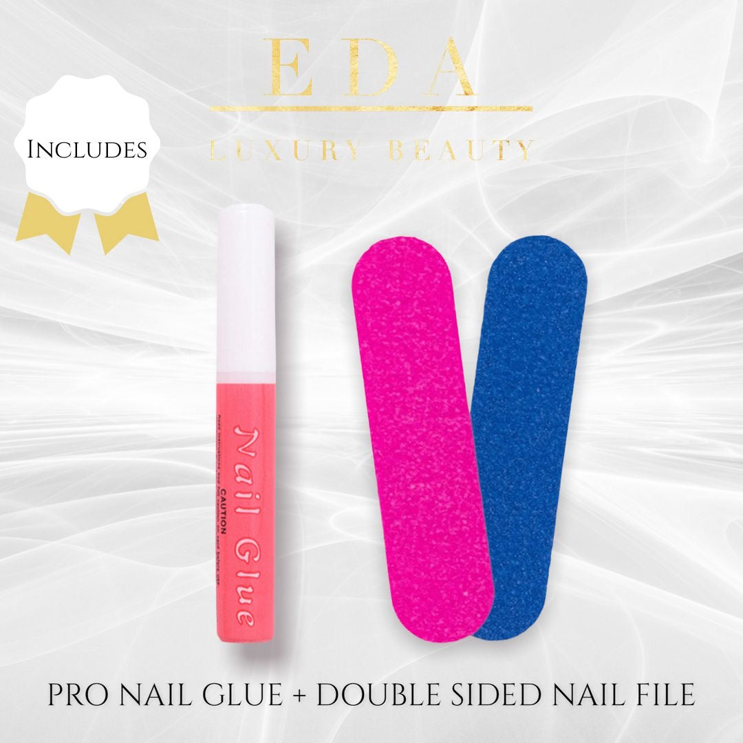 Sunny Ballet | Pastel Yellow | Glossy | Ballerina | Extra Long | Reusable Press On Nails Set