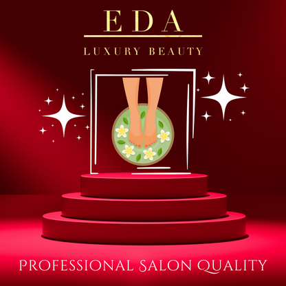 Fierce Cat | Brown Black | Animal Print | Glossy | Square | Short, Medium | Reusable Press On Toenails Pedicure Set