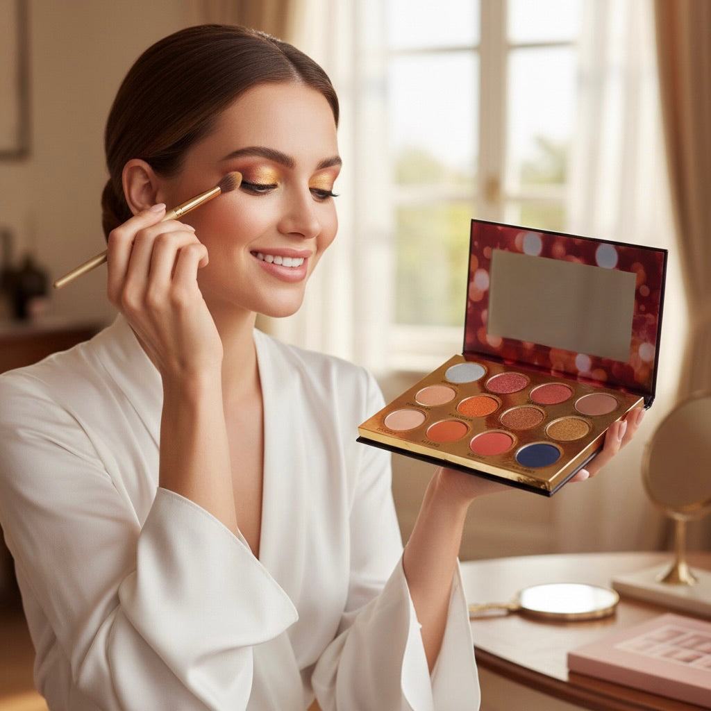 Exotic | Multi-Color | Matte | Metallic | Shimmer | High-Pigmented | Long-Wear | Vegan | Eyeshadow Palette