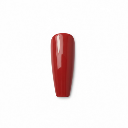 Rouge Radiance | Red | Glossy | Ballerina | Extra Long | Reusable Press On Nails Set