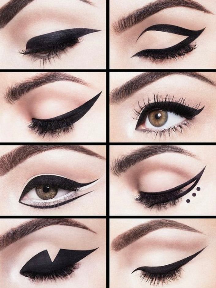 Black Mascara and Liquid Eyeliner Set, Waterproof 4D Silk Fiber Eye Makeup Duo - Long Lasting Lift & Curl for Lashes and High Pigmented Smudge-Proof Eye Liner