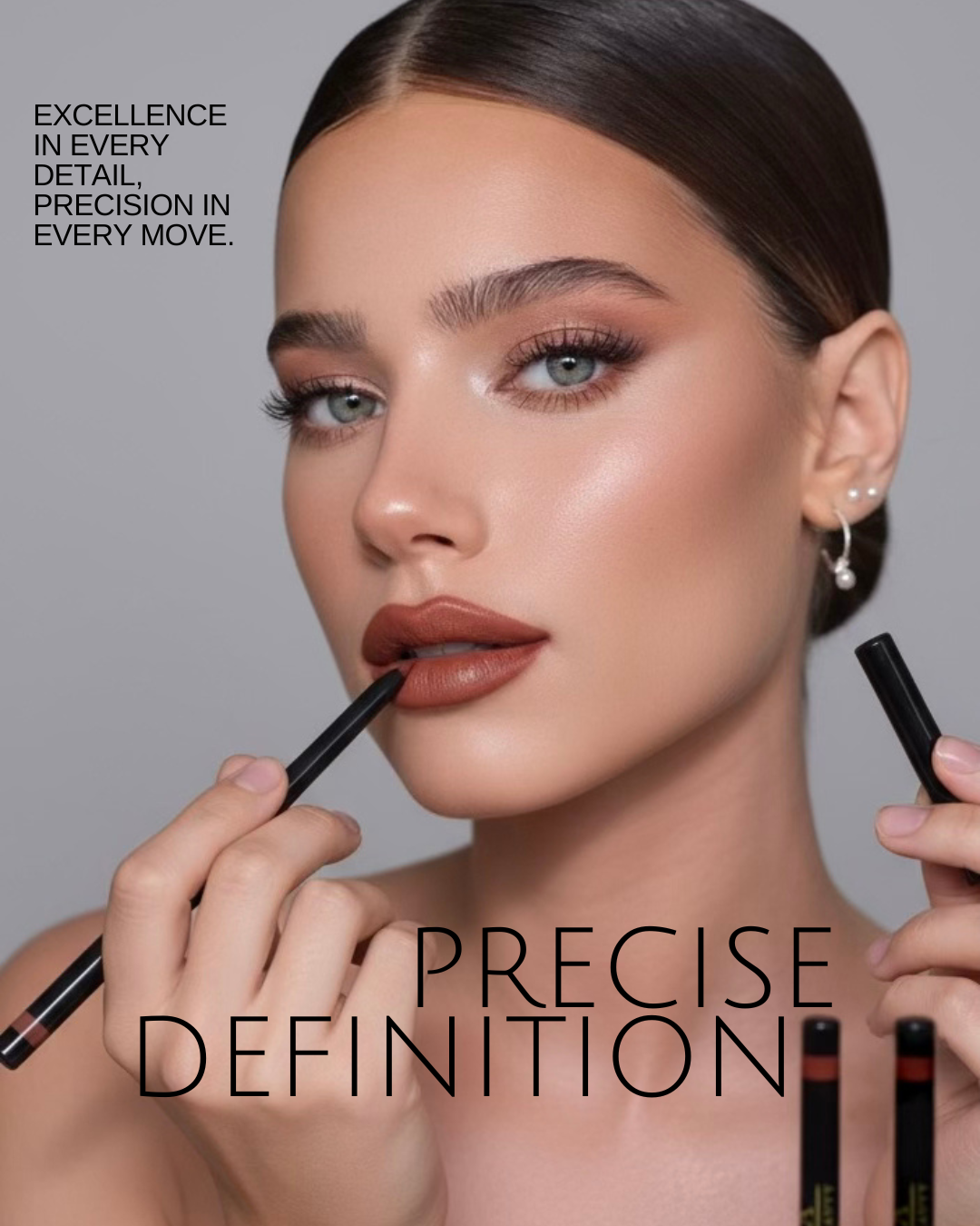 Bittersweet | Nude Brown | Creamy Smooth Formula | High-Pigmented | Retractable | Vegan | Lip Liner